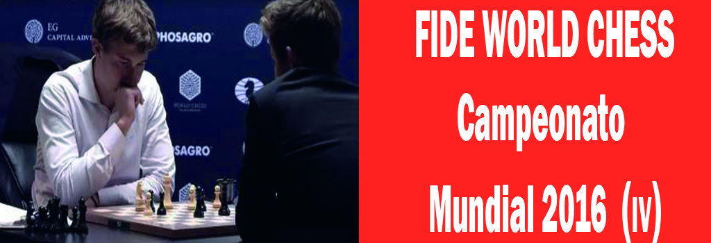 FIDE WORLD CHESS, CAMPEONATO MUNDIAL CUARTA PARTIDA